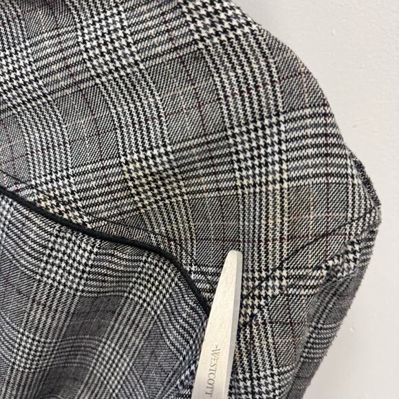 Zara Man Plaid Jacket Shaket with Hood Casual Windbreaker Med 6719/359/064 - Picture 10 of 13